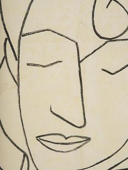 Françoise Gilot, Woman with closed eyes.