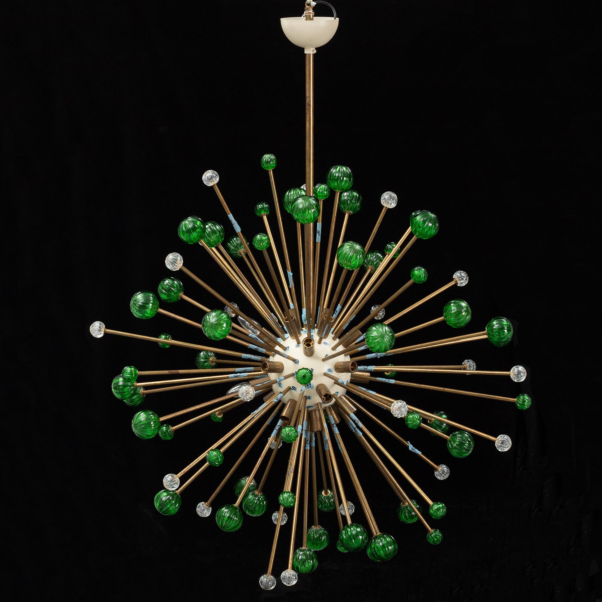 Emil Stejnar, ceiling lamp,  "Snowball / Sputnik.