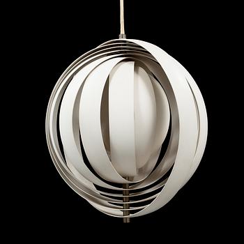 A ceiling lamp by Verner Panton, model "Moon lamp", second half of the 20th century.