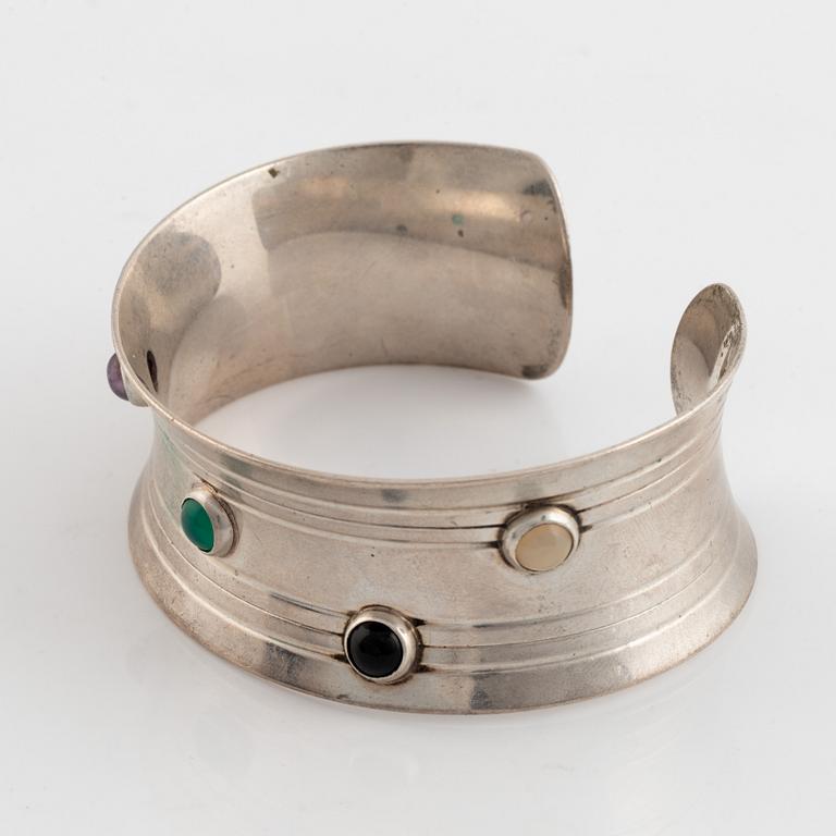 Armring, silver, Markströms.