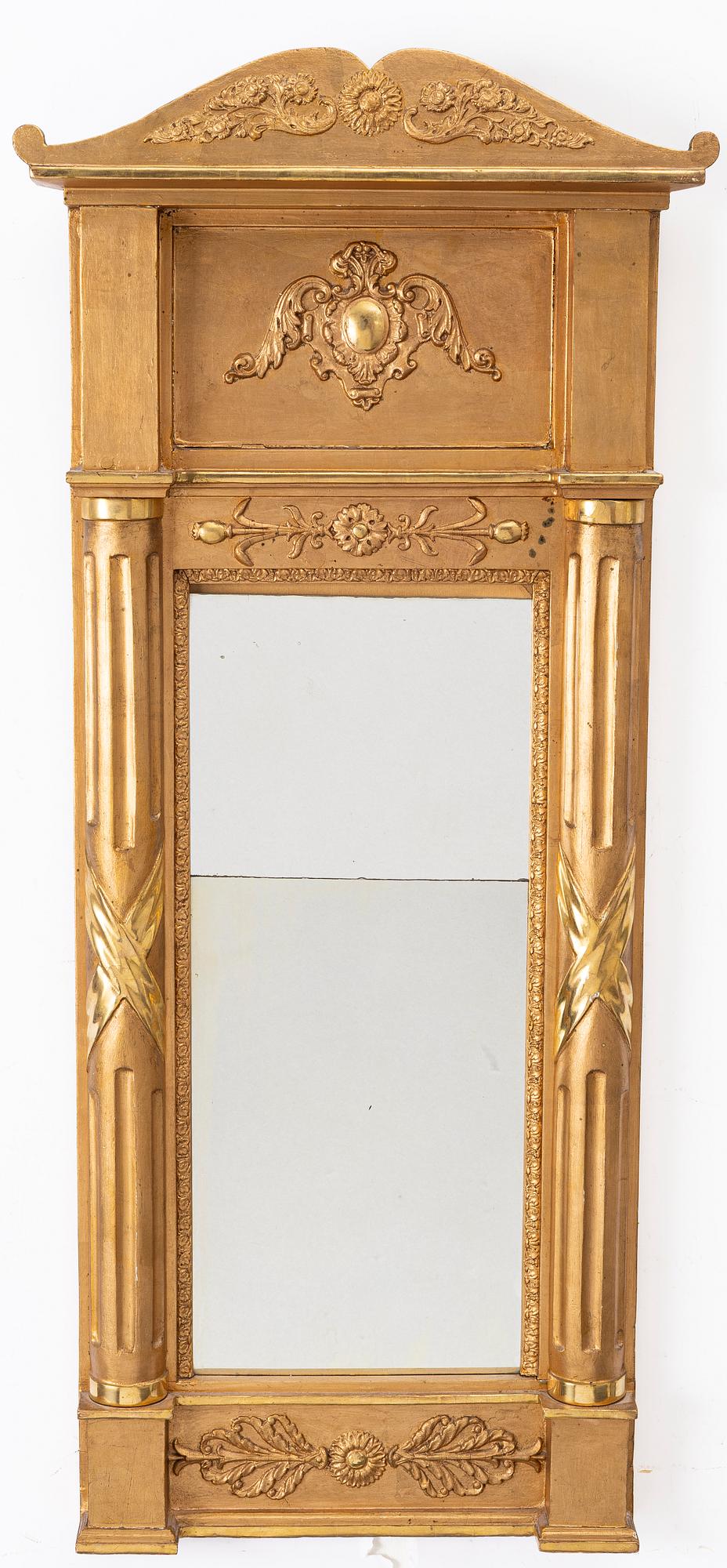 Mirror, Empire style, 19th/20th century.