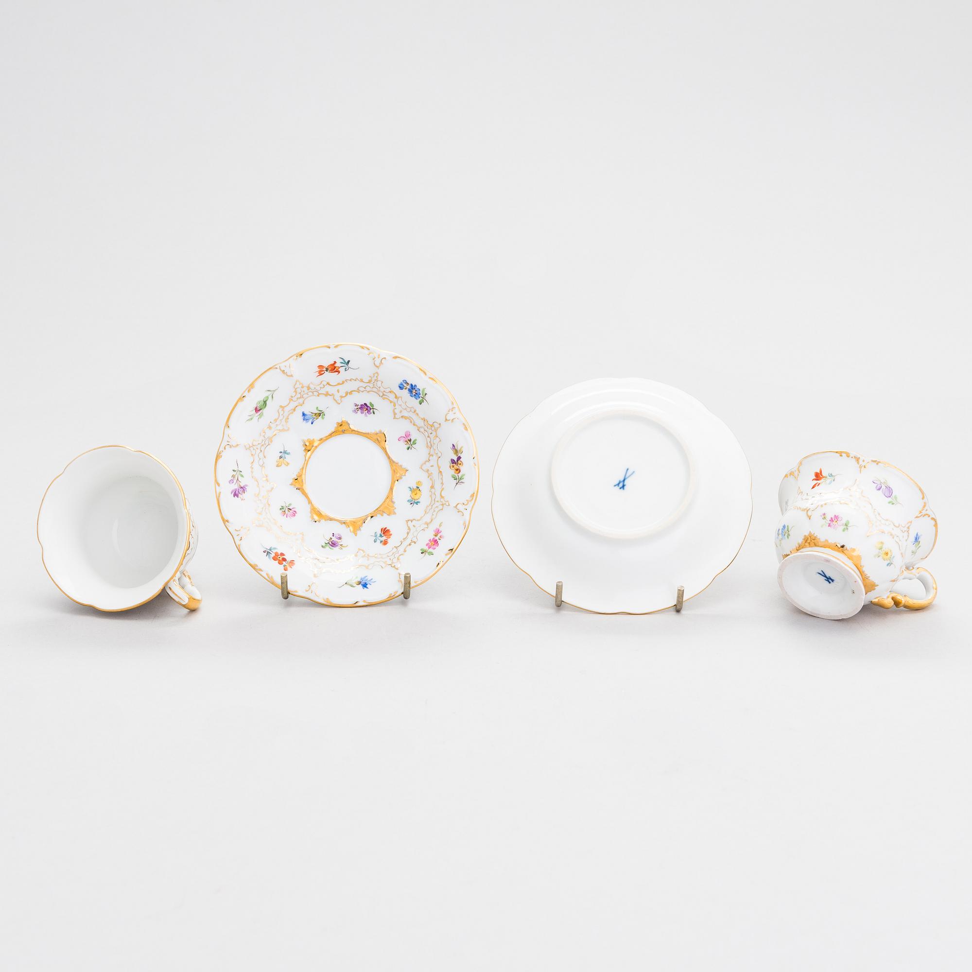 Meissen, kaffeservice, 8 delar, 1930/40-tal.