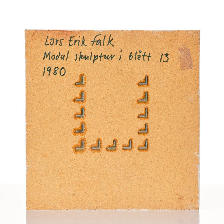 Lars-Erik Falk, "Modul skulptur i blått 13".
