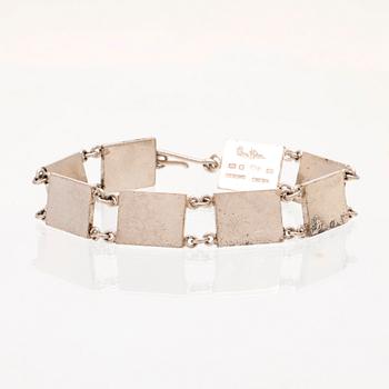 A silver bracelet by Wiwen Nilsson 1965.