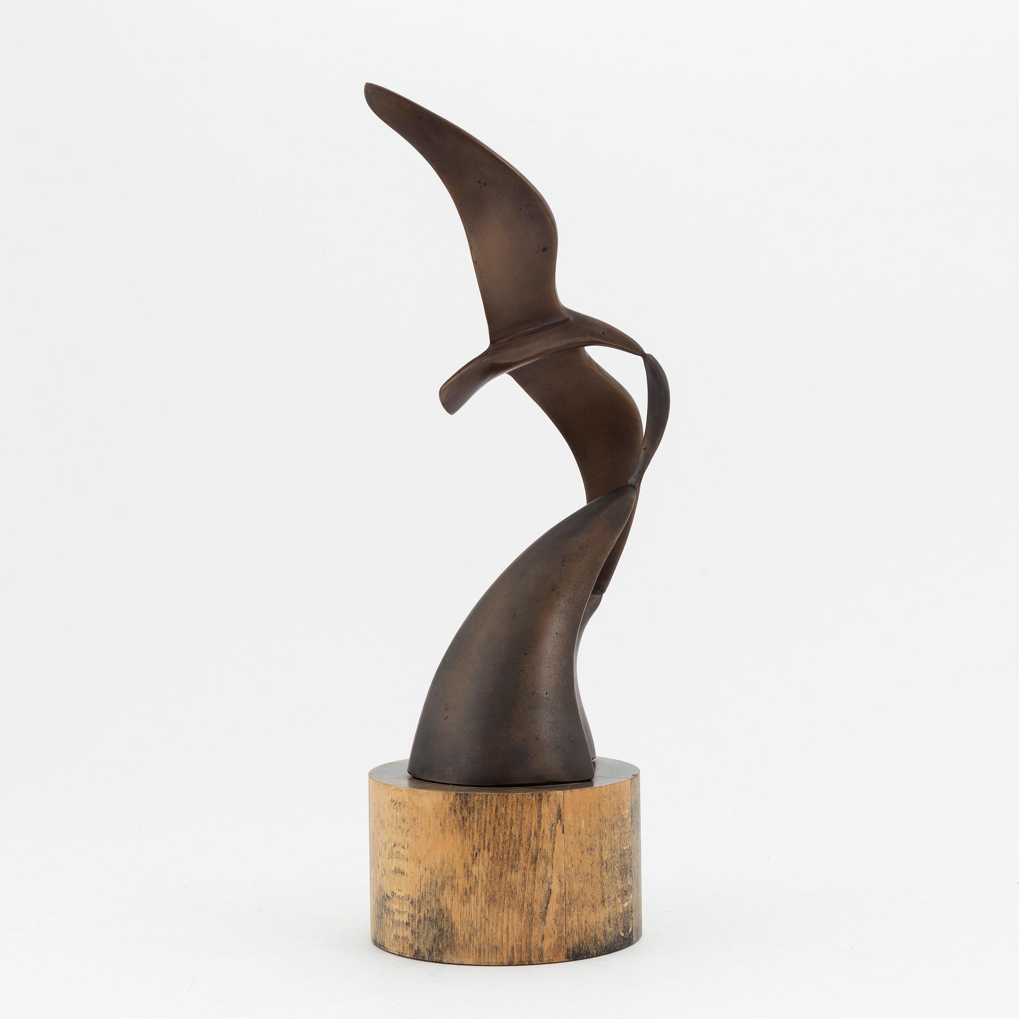 Bror Forslund, skulptur, brons, signerad och numrerad No. 102.