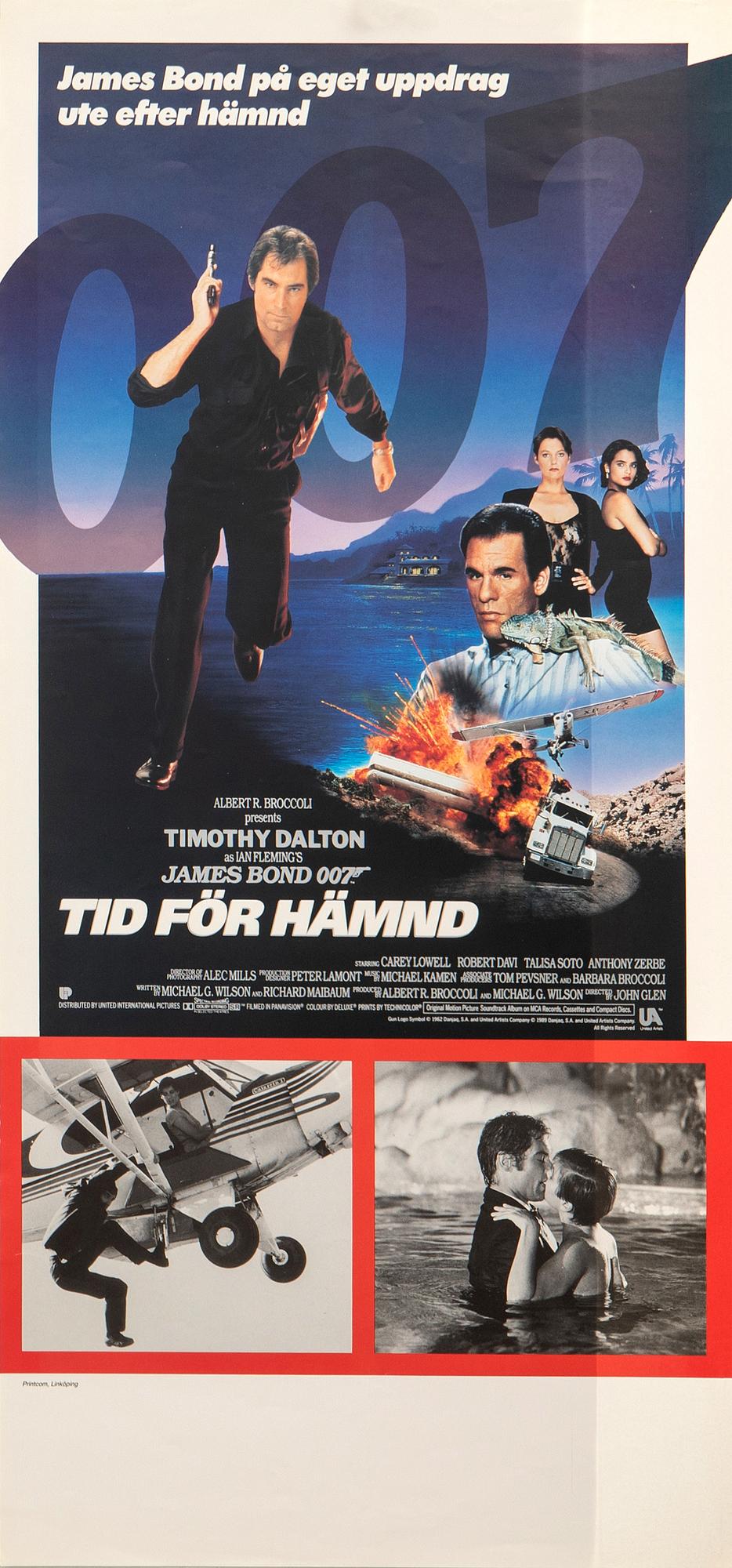 Filmaffischer, 3 st, James Bond.
