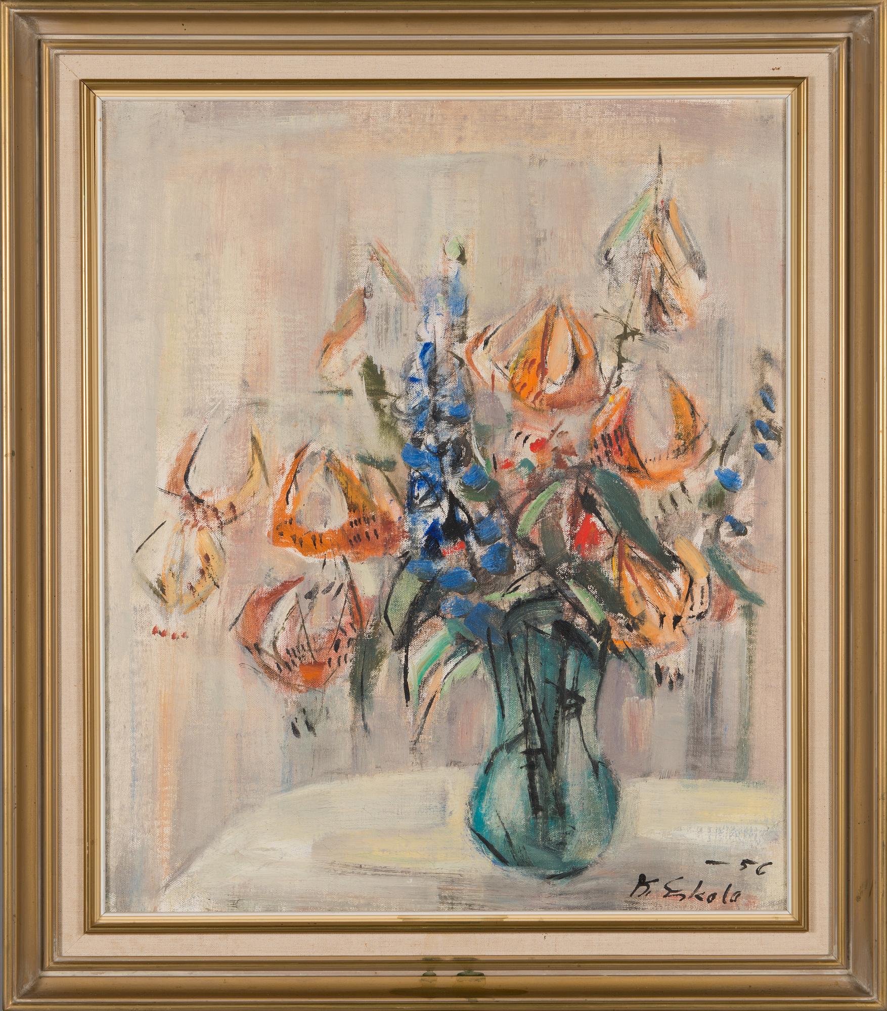 KALLE ESKOLA, oil on canvas, signed and dated -56.
