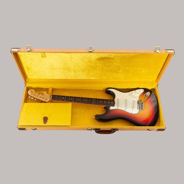 ELGITARR, Fender Stratocaster, 1965, Sunburst - time capsule condition.
