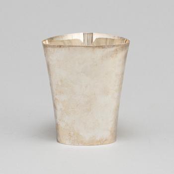 ERIC LÖFMAN, a silver vase, KG Markströms Guldsmeds Ab, Uppsala 1957.