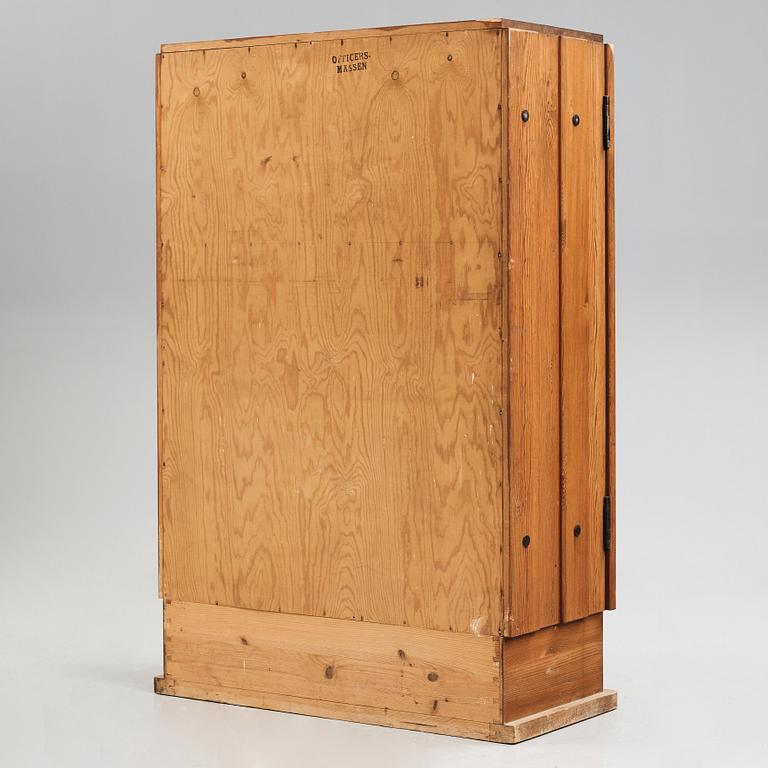 Axel Einar Hjorth, a "Lovö" stained pine cabinet, Nordiska Kompaniet, Sweden, 1930's.