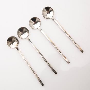 Elon Arenhill, Teaspoons, 4 pcs, sterling silver, Malmö, 1978-1979.
