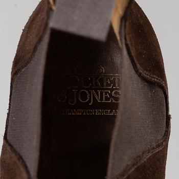 CROCKET & JONES, a pair of chelsea suede boots, size 45 (10,5), England.