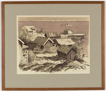 Roland Svensson, 3 litografier, signerade och numrerade.