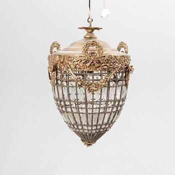 Ceiling lamp Louis XVI style, second half of the 20th century.