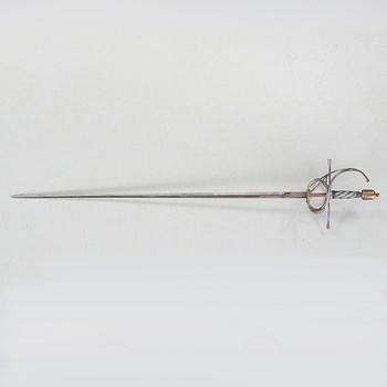 A sword and a dagger, a copy after a 17th century model .