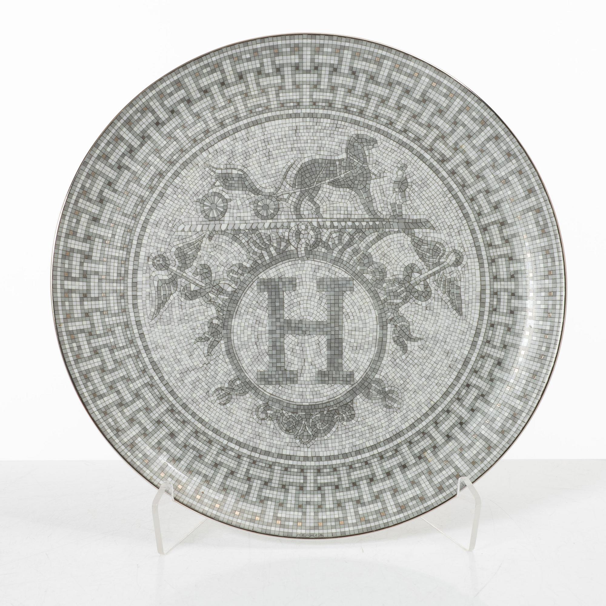 Hermès, Serving dish, "Mosaique au 24".