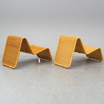 P3 Rattan Lounge Chair by Tito Agnoli for Pierantonio Bonacina, 1960s.