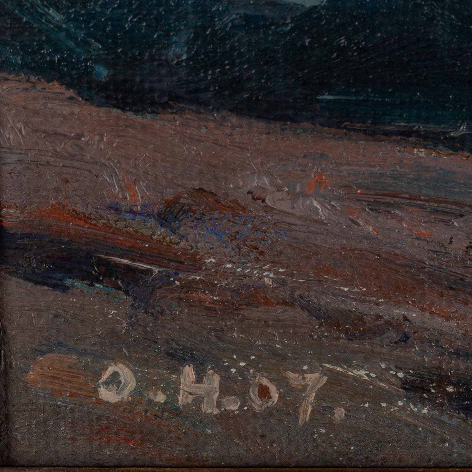 OSCAR HULLGREN, oil on canvas, signed and dated 07.