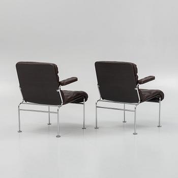 Bruno Mathsson, armchairs, a pair, "Birgitta", Dux.
