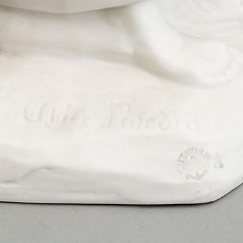 THREE PARIAN FIGURES, Gustafsberg, early 20th century, one unmarked.