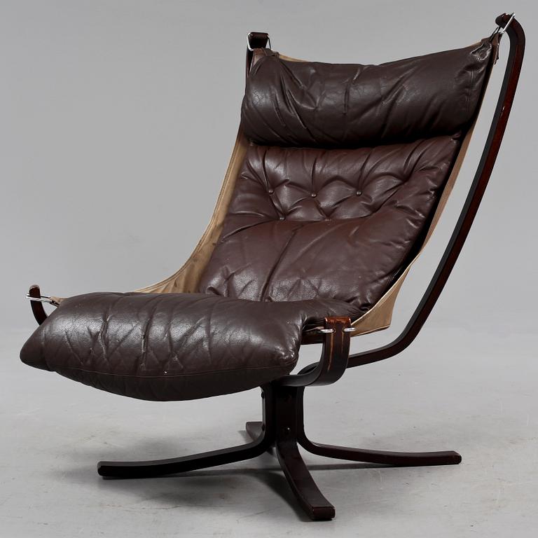 FÅTÖLJ, "Falcon", Sigurd Ressell, Vatne Möbler, 1970/1980-tal.