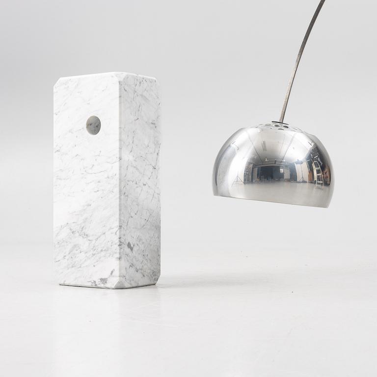 Achille & Pier Castiglioni, an 'Arco' floor lamp, Flos, Italy.