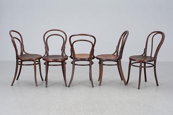 STOLAR, 5 st, varav tre märkta; Thonet.