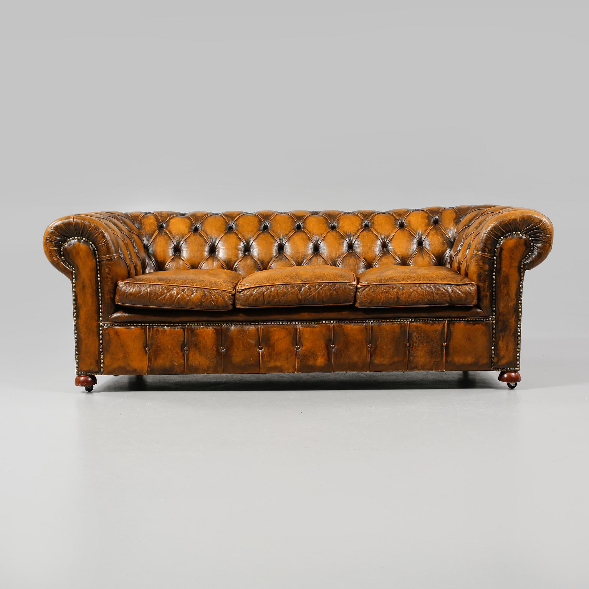 SOFFA, Chesterfieldmodell, 1900-talets andra hälft.