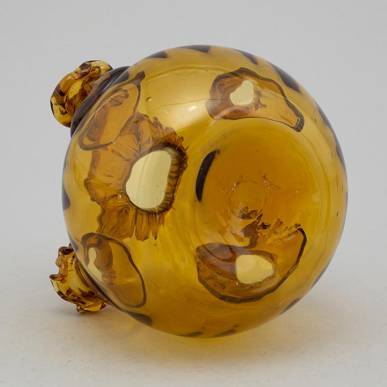 A 1930s glass vase by Vittori Zeccin, Venini, Venice, Italy.