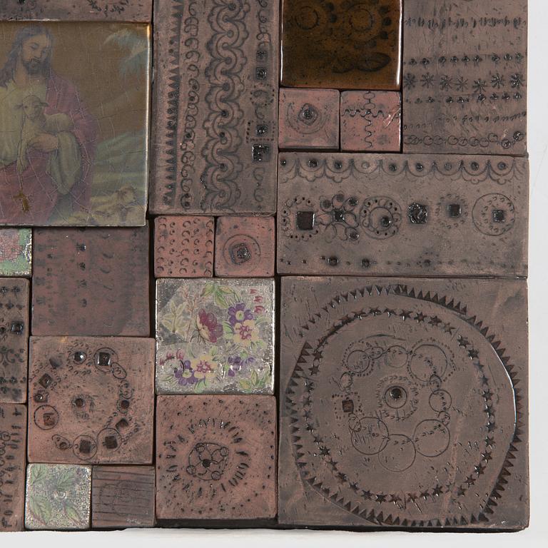 Rut Bryk, relief, signed a tergo.