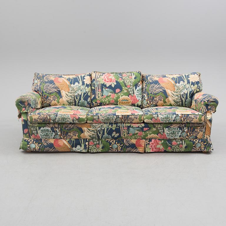 An Norell Möbler second half of the 20th century sofa with a GP & J Baker fabric.