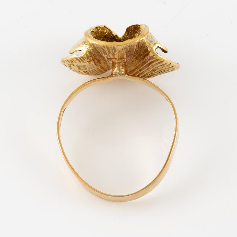 Theresia Hvorslev, ring, 18K guld, Lidköping 1988.