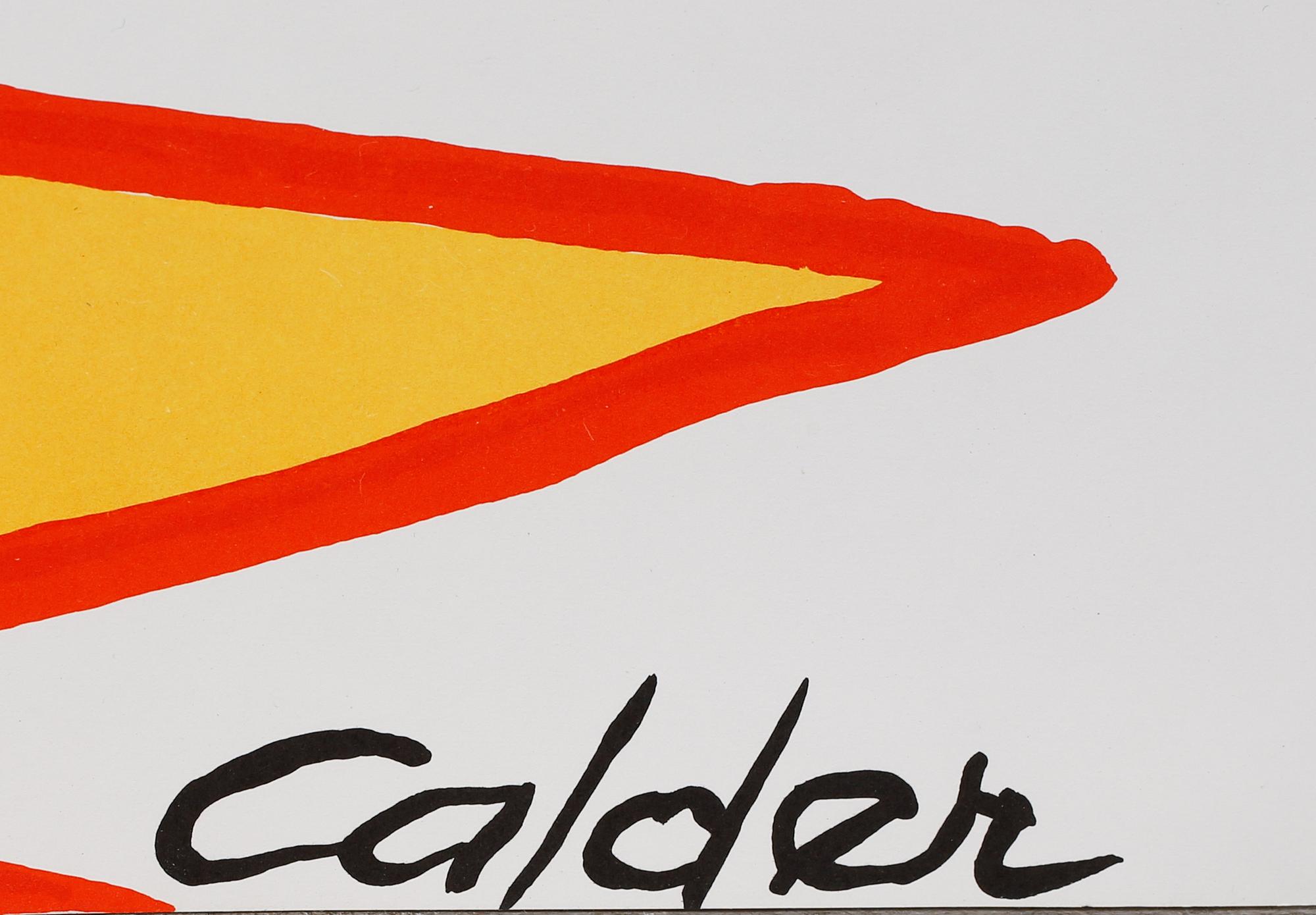 ALEXANDER CALDER, färgseriegrafi, signerad i trycket, numrerad 3/300.
