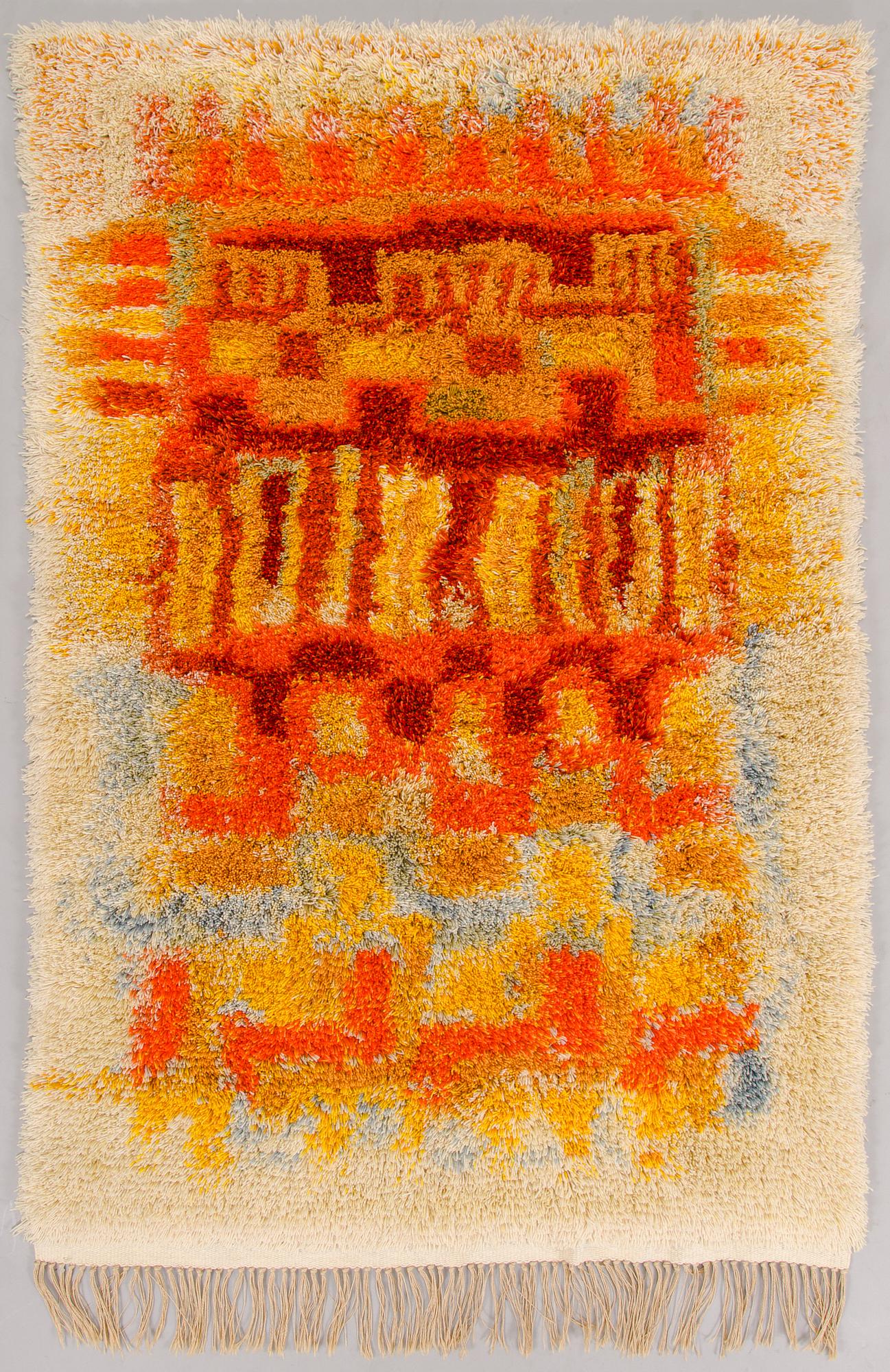 Terttu Tomero, ryijy, malli Neovius. Noin 150 x 110 cm.