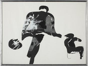 LAGE LINDELL, färgseriegrafier, triptyk, signerade samt numrerade 1/52, 90/92, 73/78. 1967.