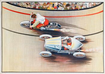 REKLAMAFFISCH, litografiskt tryck, Velodrome, 1930-talet.