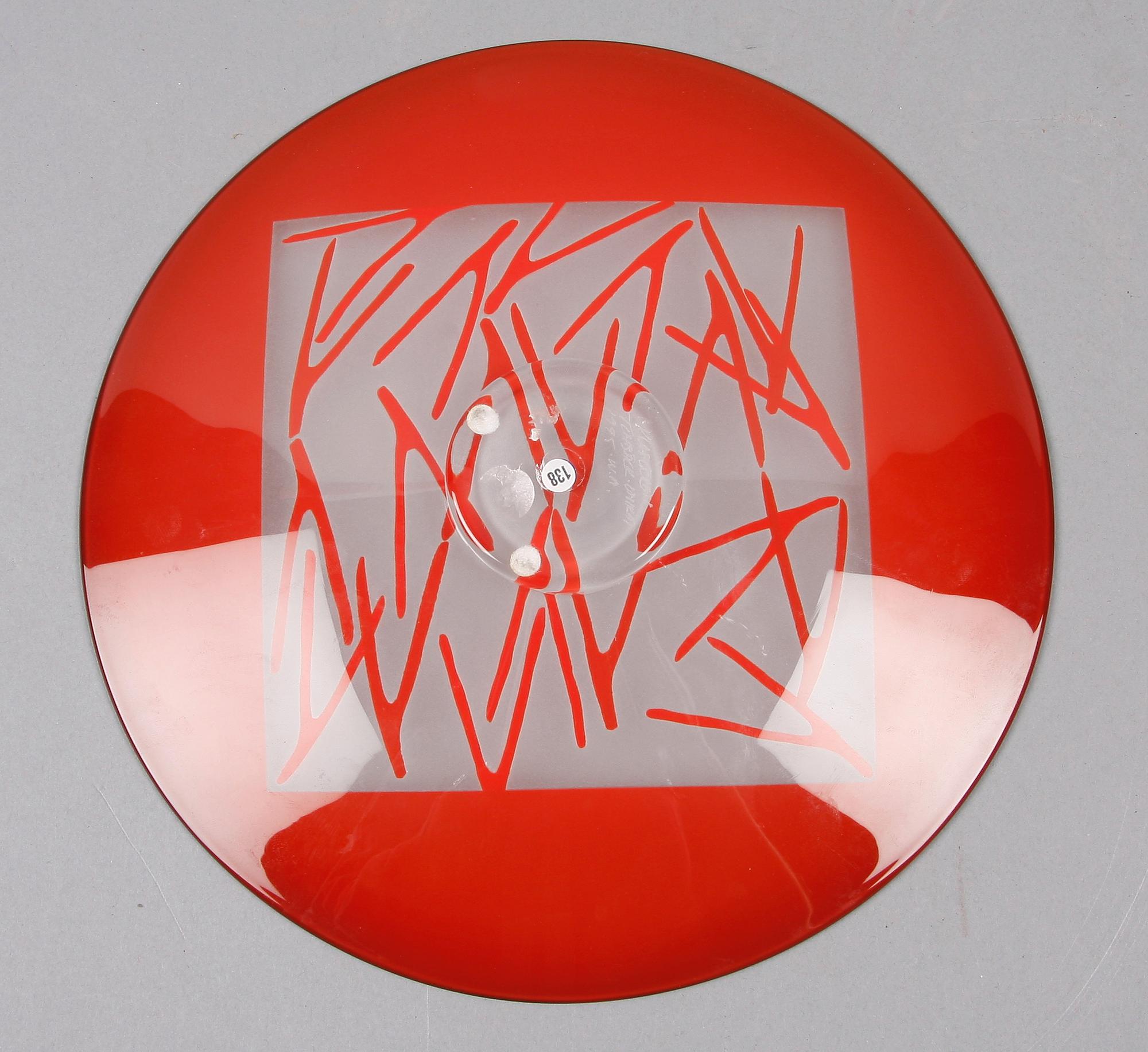 FAT, glas, Klas-Göran Tinbäck, unikat, 1995.