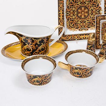 Versace, 16 'Barocco' service pieces, Rosenthal, Germany.