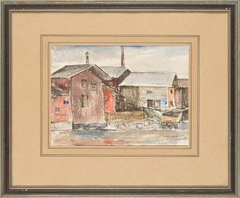 Tyko Sallinen, watercolour, signed and dated-27.