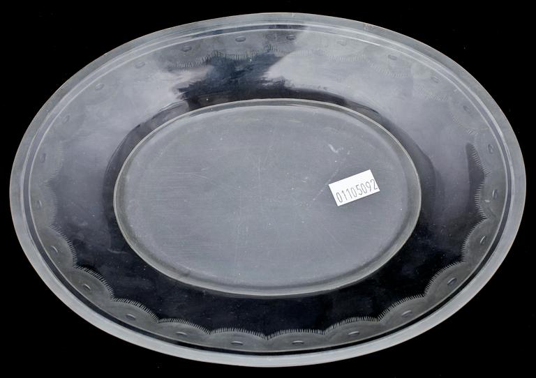 SKÅL MED FAT. Glas. Simon Gate. Orrefors 1918.