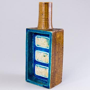 ALDO LONDI, A ceramic art bottle, Bitossi, Italy 1961.