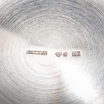 Three silver bowls , including GAB, 20th century.