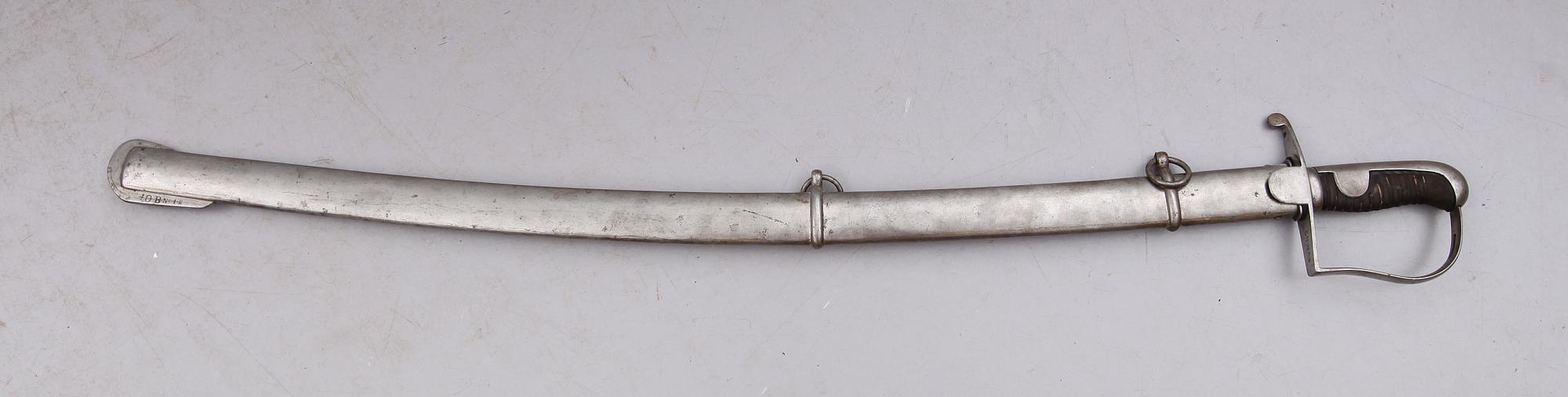 SABEL, modell 1831, för artilleriet.