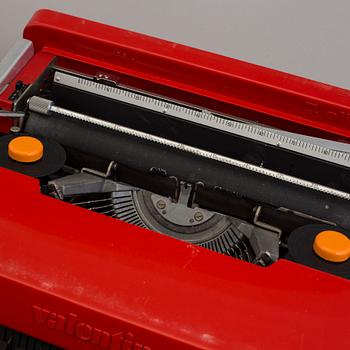 Two 'Valentine' typewriters by Ettore Sottsass, 1969.