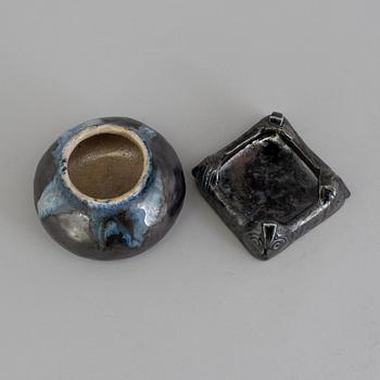 Anders and Bess Wissler, Mariefred 1917, bowl and vase.