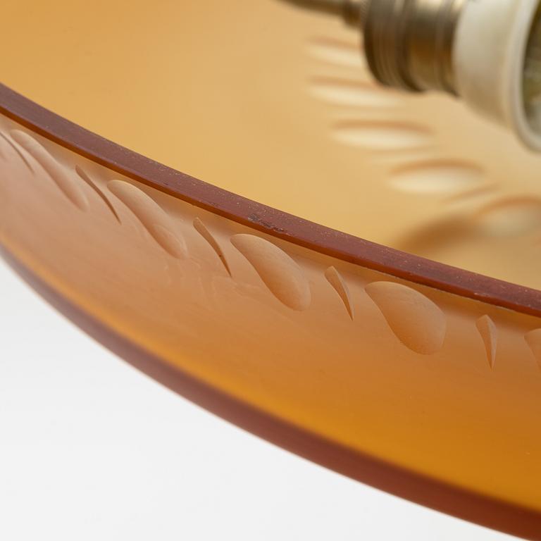 Harald Notini, a 1930's ceiling lamp, variant of model "6362", Arvid Böhlmarks lampfabrik, Sweden.