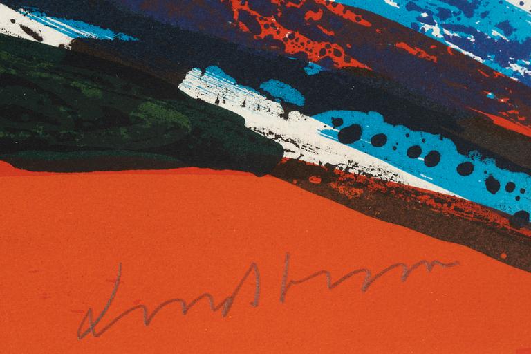 Bengt Lindström, färglitografi, signerad 138/150.