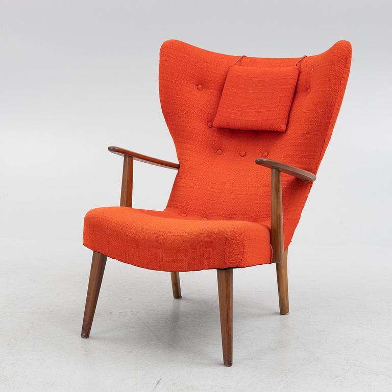 Armchair, Denmark, mid-20th century.