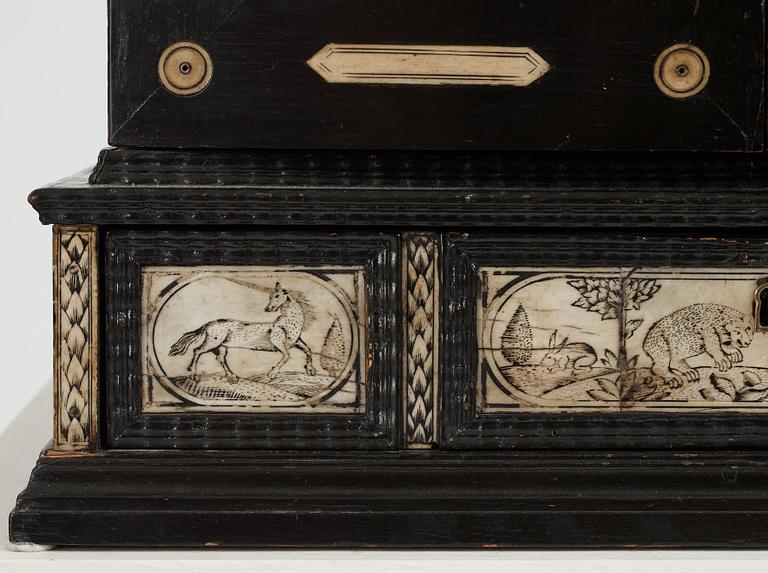 A Swedish cabinet from the late 17th century.