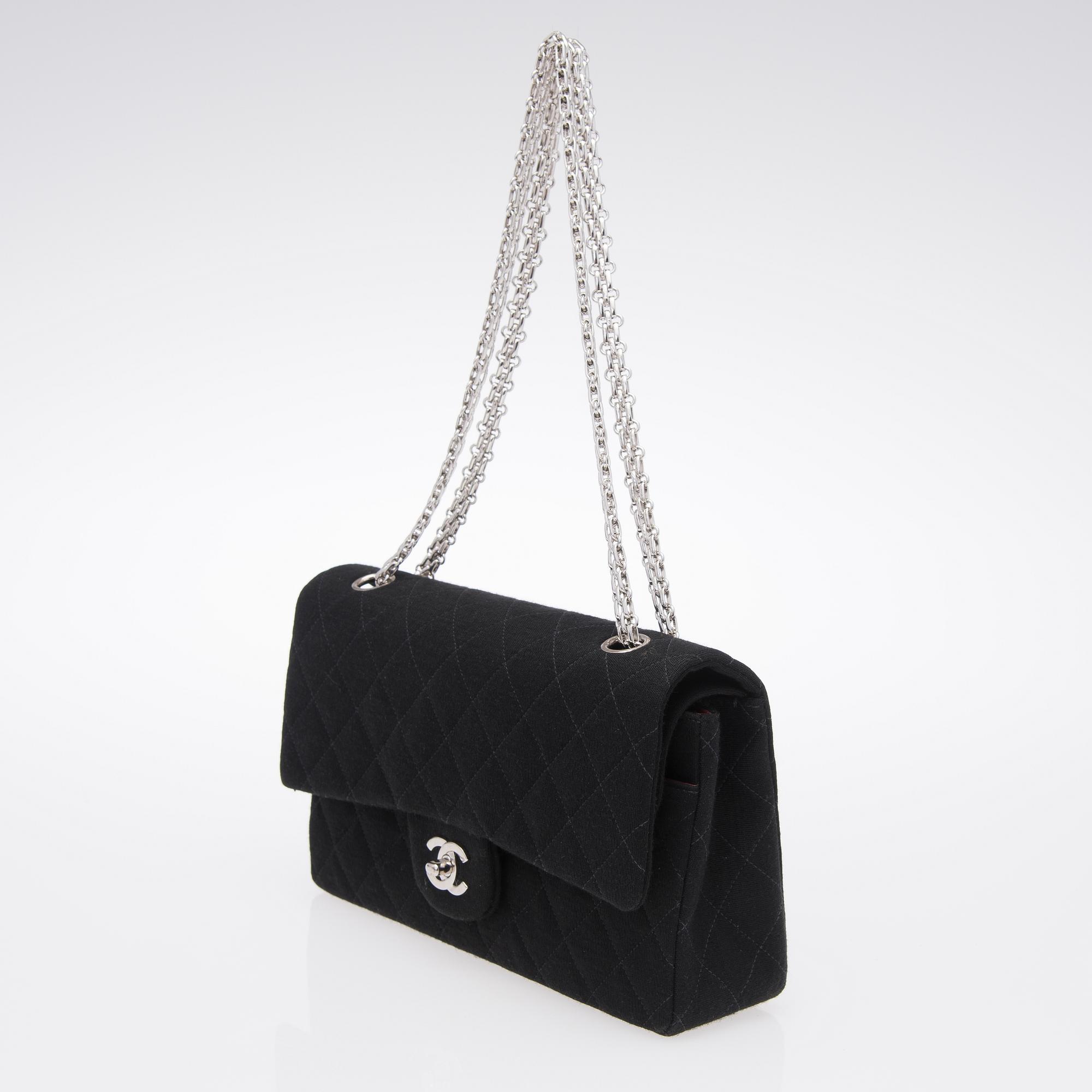 CHANEL, "Jersey Double Flap Bag 2.55", VÄSKA.